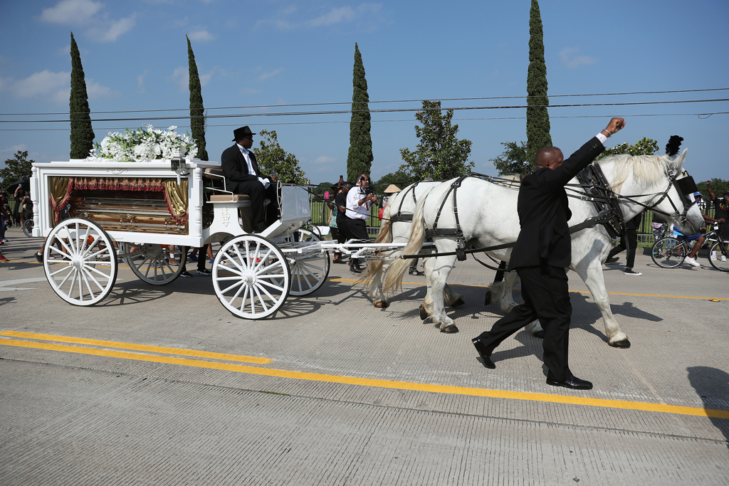 Mourners, George Floyd Funeral Service